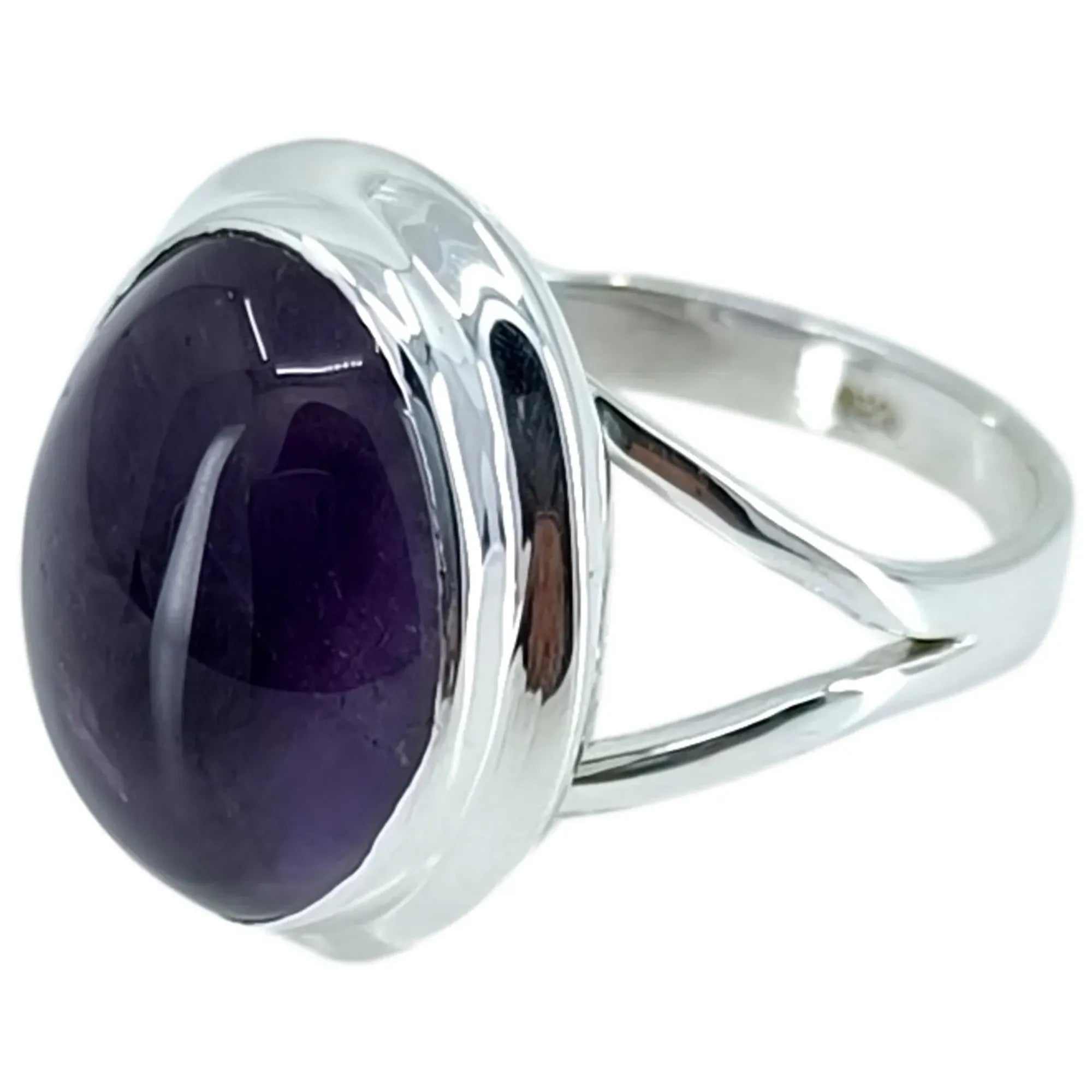 Navya Craft Amethyst Oval 925 Sterling Silver Handmade Women Ring Sizes 4 to 13 Christmas Anniversary Birthday Valentine Day Gift wife her mother sister best friend