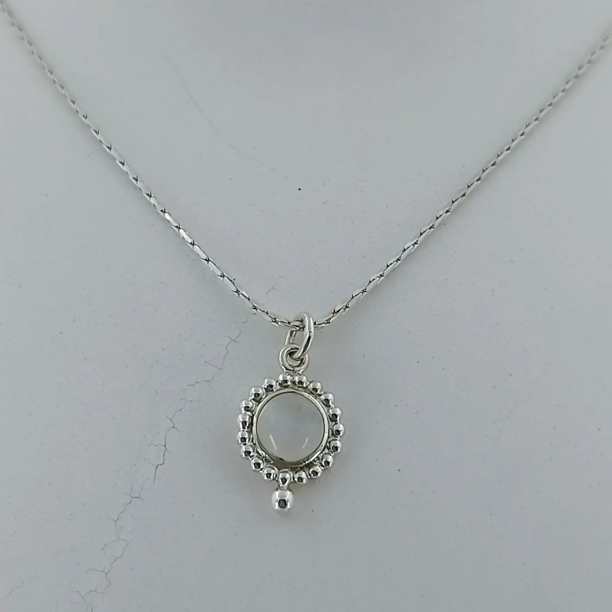 Navya Craft Rainbow Moonstone 925 Sterling Silver Necklace for Women Boho Birthday Anniversary Wedding Marriage Gift Wife her Girl Friend Mother Sister Daughter best friend