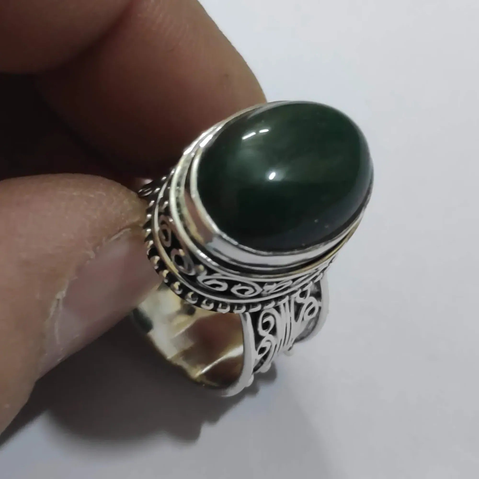 Navya Craft Black Onyx 925 Solid Sterling Silver Women Handmade Statement Ring boho ring Size 4-13 Christmas Anniversary Birthday Valentine day Gift wife her mother sister best friend