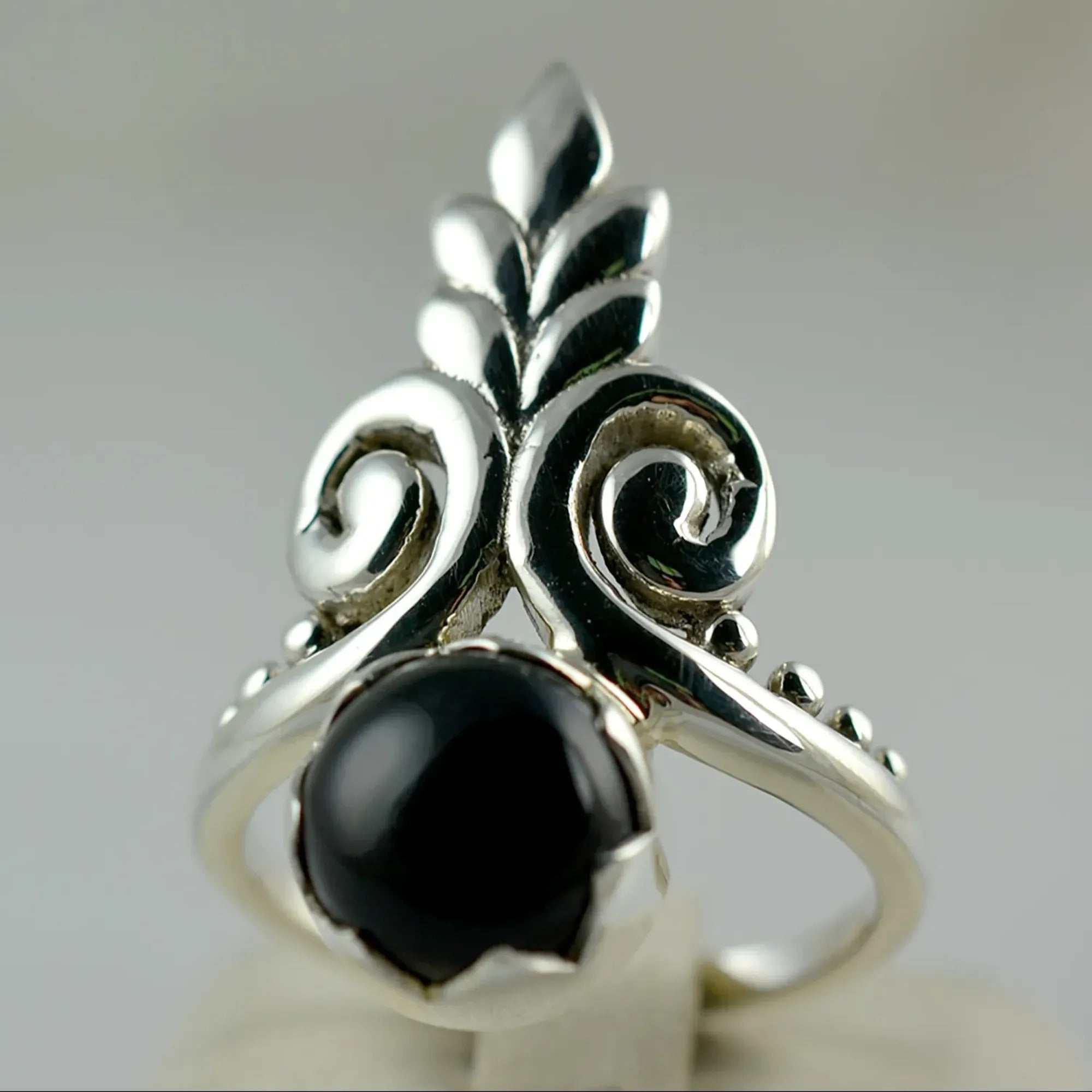 Navya Craft Black onyx Ring 925 Sterling Silver Handmade Ring boho ring Size 4 to 13 US Jewelry Christmas Anniversary Birthday Valentine day Gift for wife mother sister her