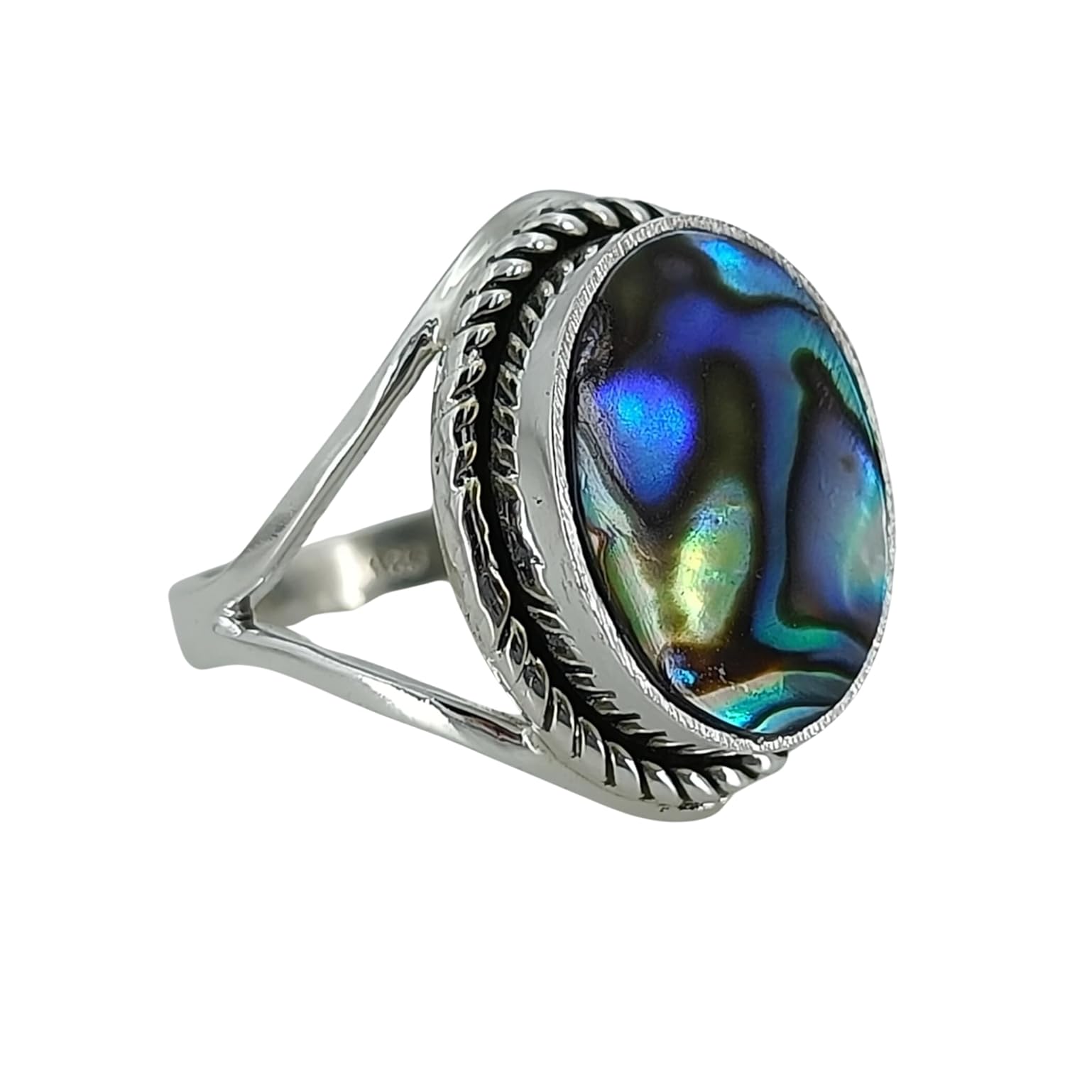 Abalone Shell handmade Ring