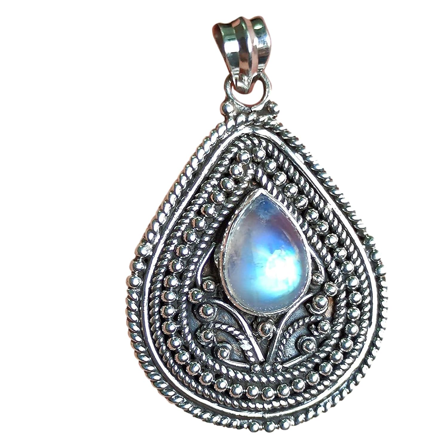 Rainbow Moonstone Pendant