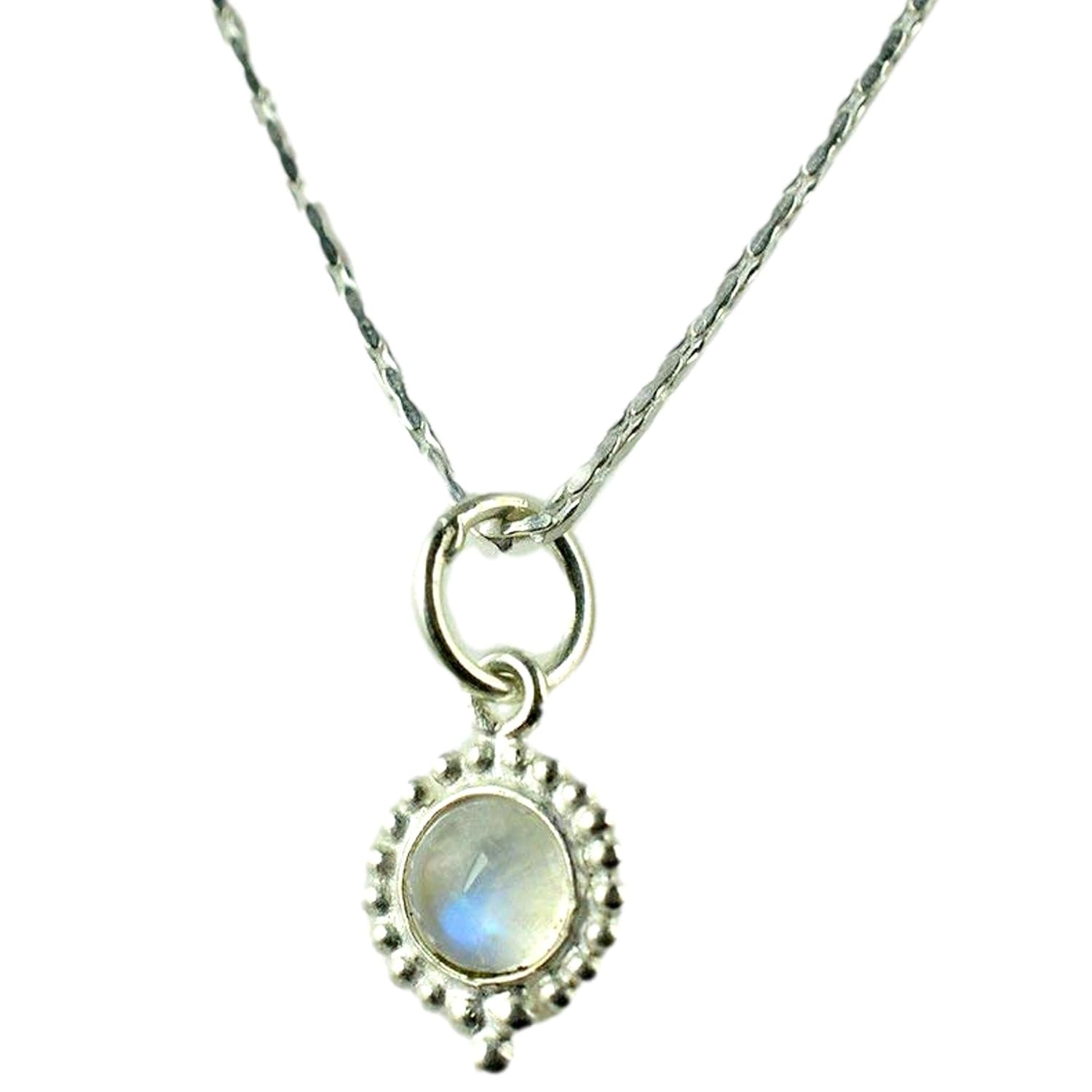 Rainbow Moonstone Necklace