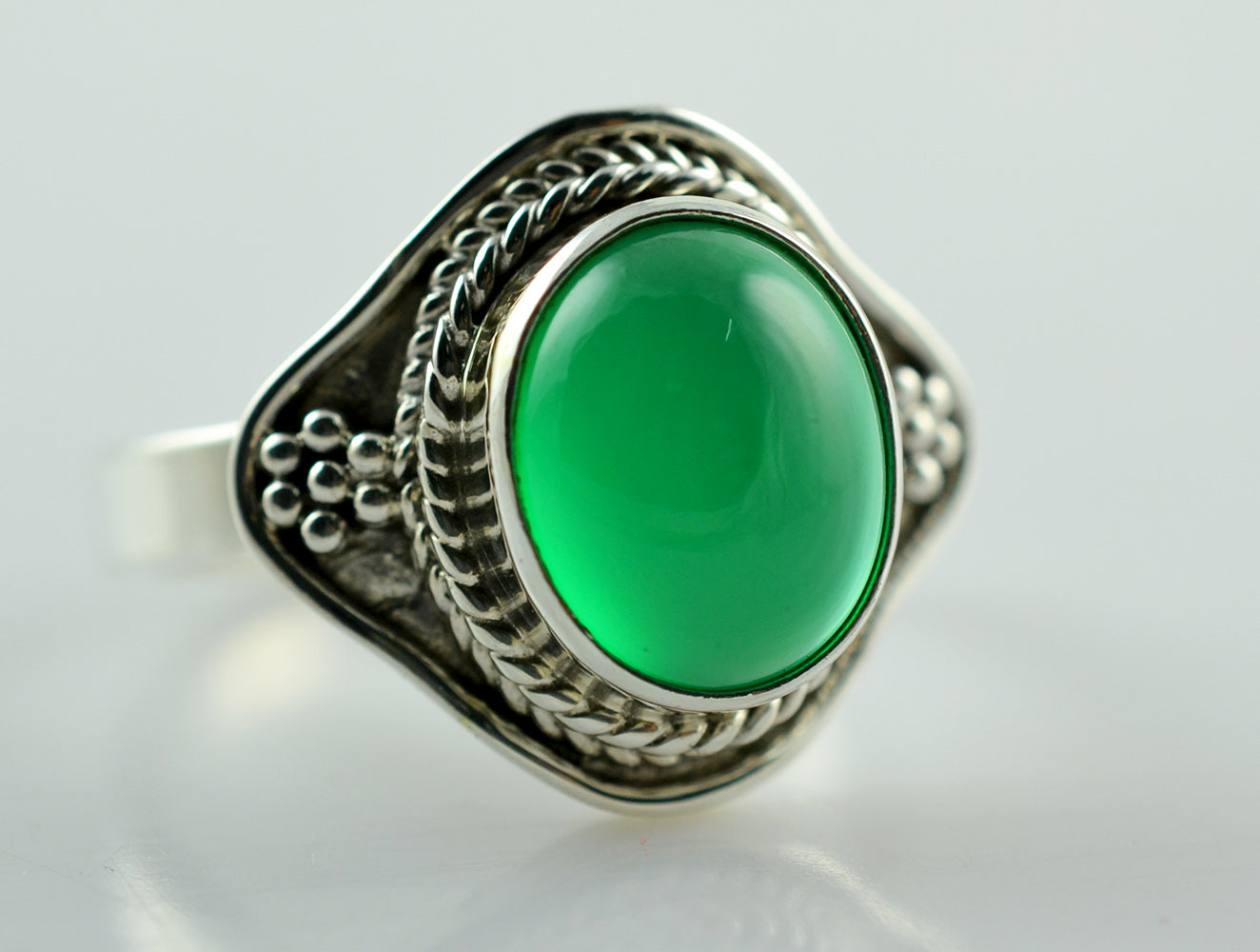 Green Onyx Ring