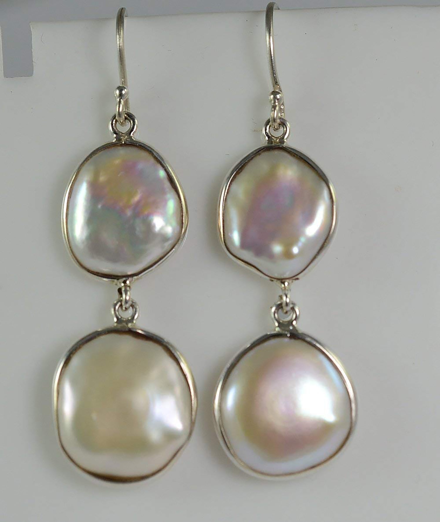 Freshwater Coin Pearl Earrings