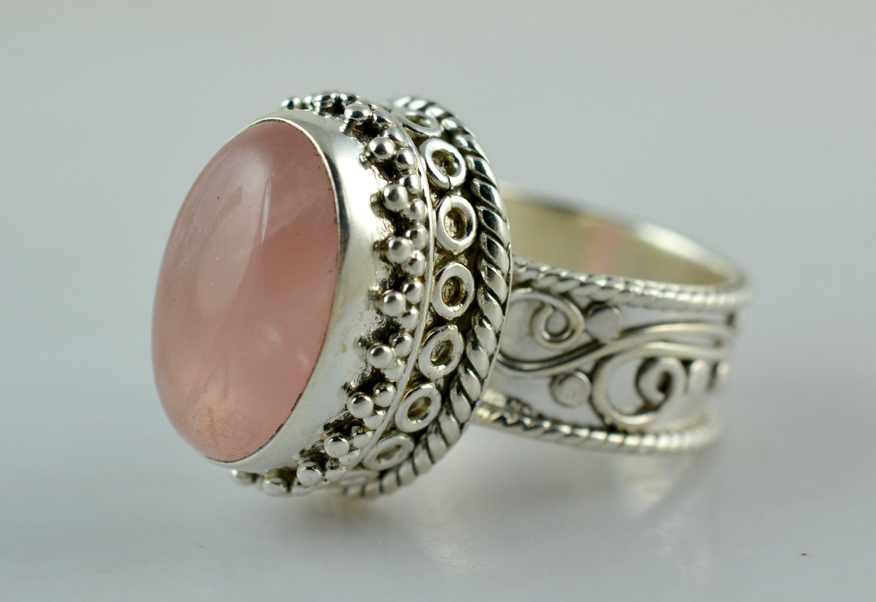 Rose Quartz Ring