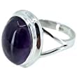 Navya Craft Amethyst Oval 925 Sterling Silver Handmade Women Ring Sizes 4 to 13 Christmas Anniversary Birthday Valentine Day Gift wife her mother sister best friend