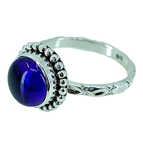 Navya Craft Amethyst 925 Sterling Silver Handmade Ring Women boho Statement Jewelry Size 4 to 14