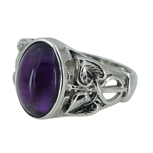 Amethyst 925 Sterling Silver Women Handmade Ring for Women Sizes 4 to 13 US