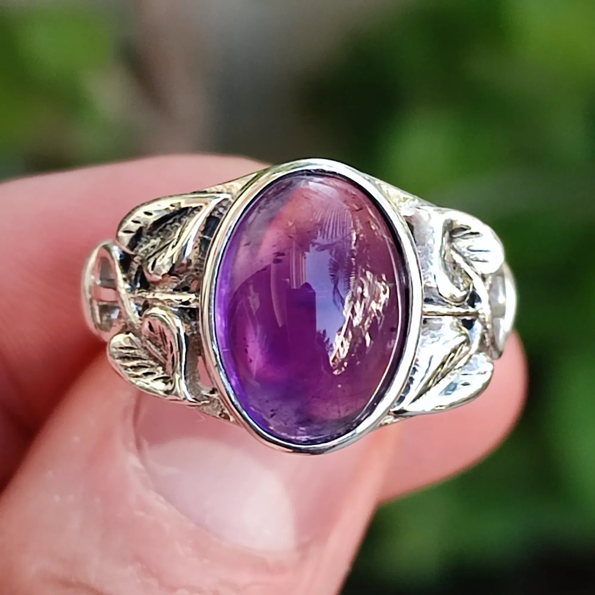 Amethyst 925 Sterling Silver Women Handmade Ring for Women Sizes 4 to 13 US