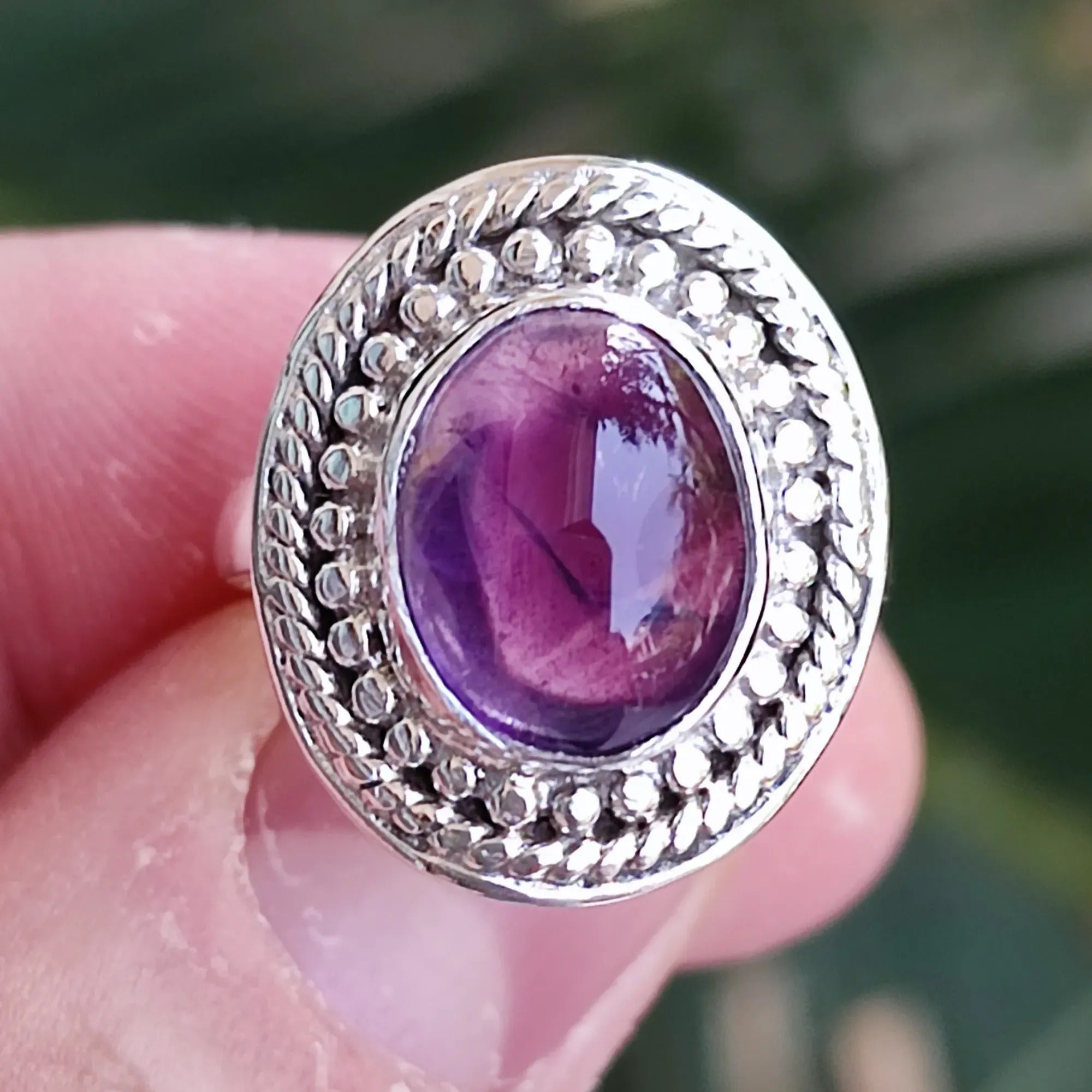 Amethyst 925 Sterling Silver Women Handmade Ring for Women Sizes 4 to 13 US