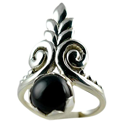 Navya Craft Black onyx Ring 925 Sterling Silver Handmade Ring boho ring Size 4 to 13 US Jewelry Christmas Anniversary Birthday Valentine day Gift for wife mother sister her