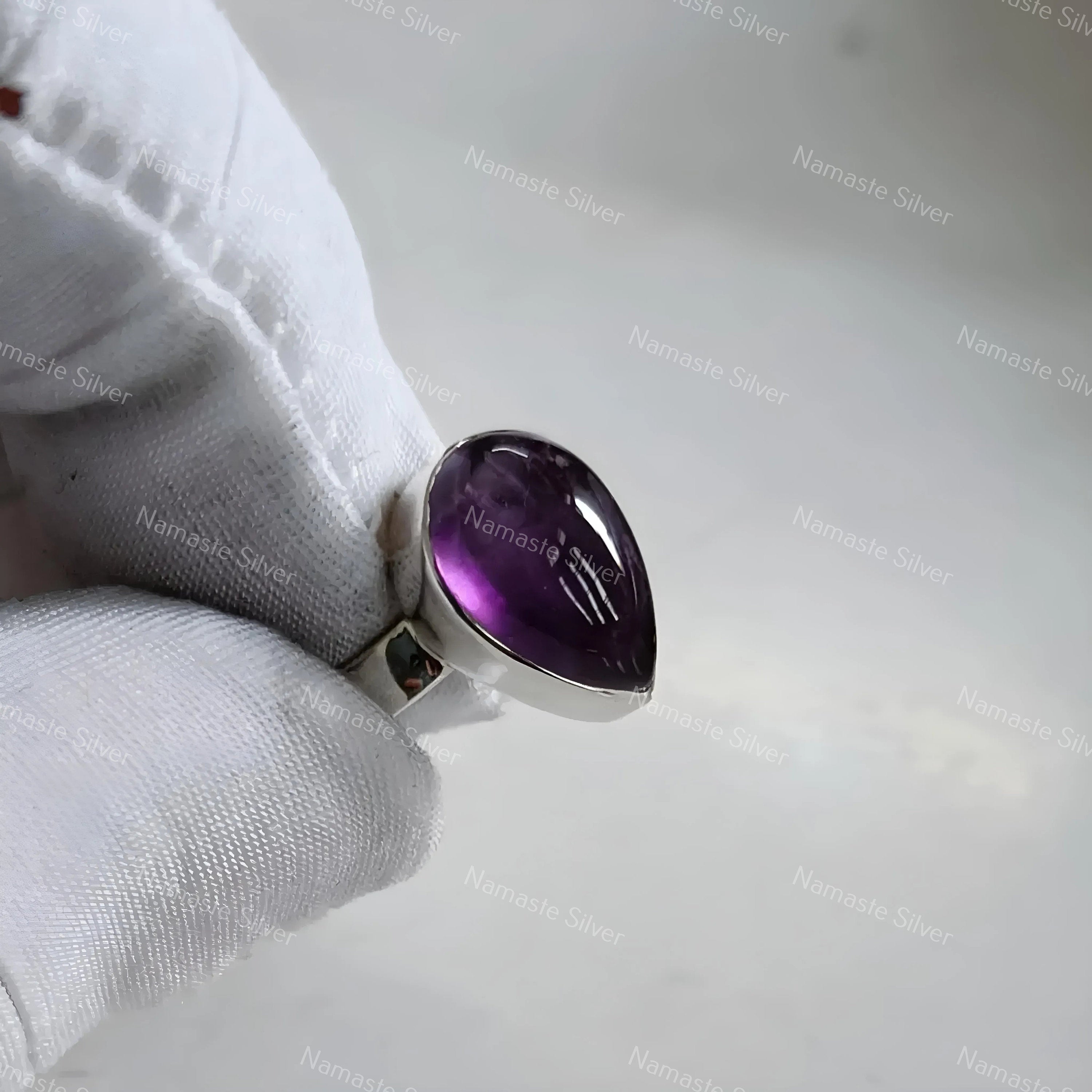 Amethyst Silver Ring - Raw Amethyst Silver Ring hotsell - Handmade Silver Ring - Gift Ideas- Artisan Ring - 2115A